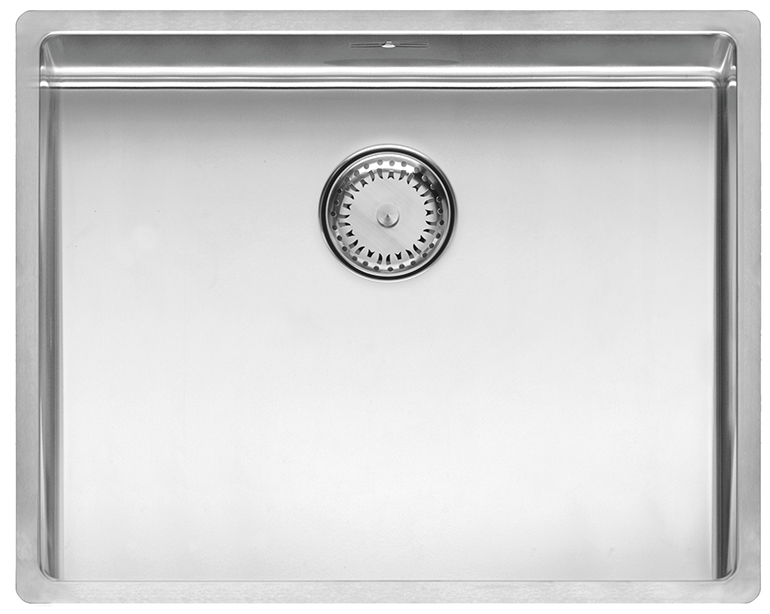 REGINOX LARGE SINGLE SQUARE BOWL SINK S/S 50X40